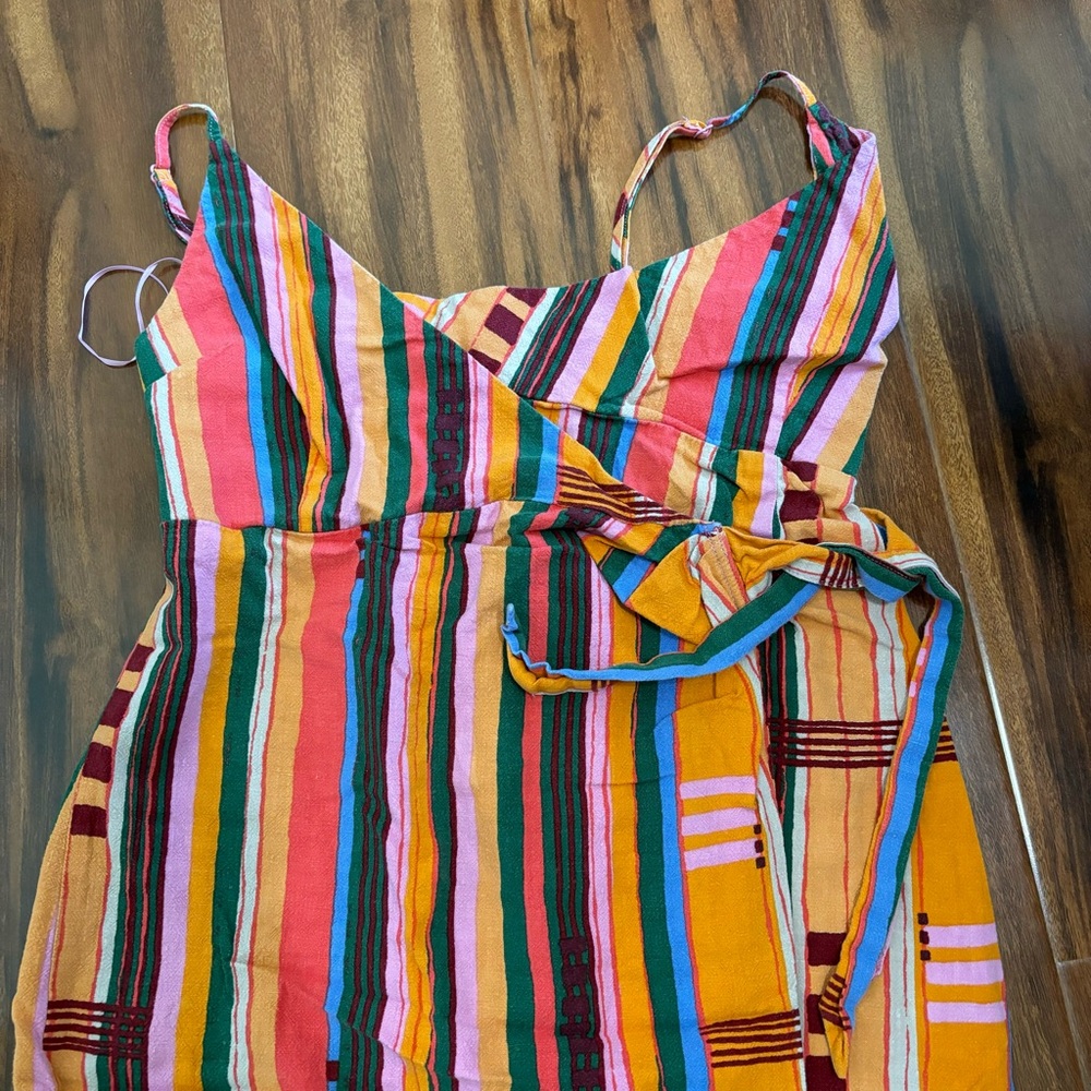 Urban Outfitters women Linen midi dress